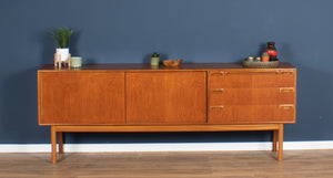 Retro Teak 1960s Long Mcintosh Sideboard With Bar