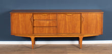 Load image into Gallery viewer, Retro Teak 1960s Jentique Mid Century Sideboard With Folded Handles