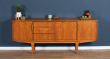 Load image into Gallery viewer, Retro Teak 1960s Jentique Mid Century Sideboard With Folded Handles