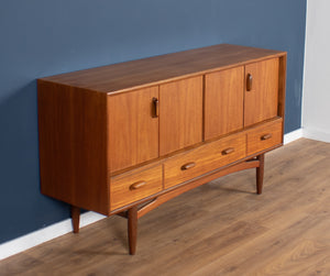 Retro Teak 1960s Long G Plan Scandi Mid Century Sideboard