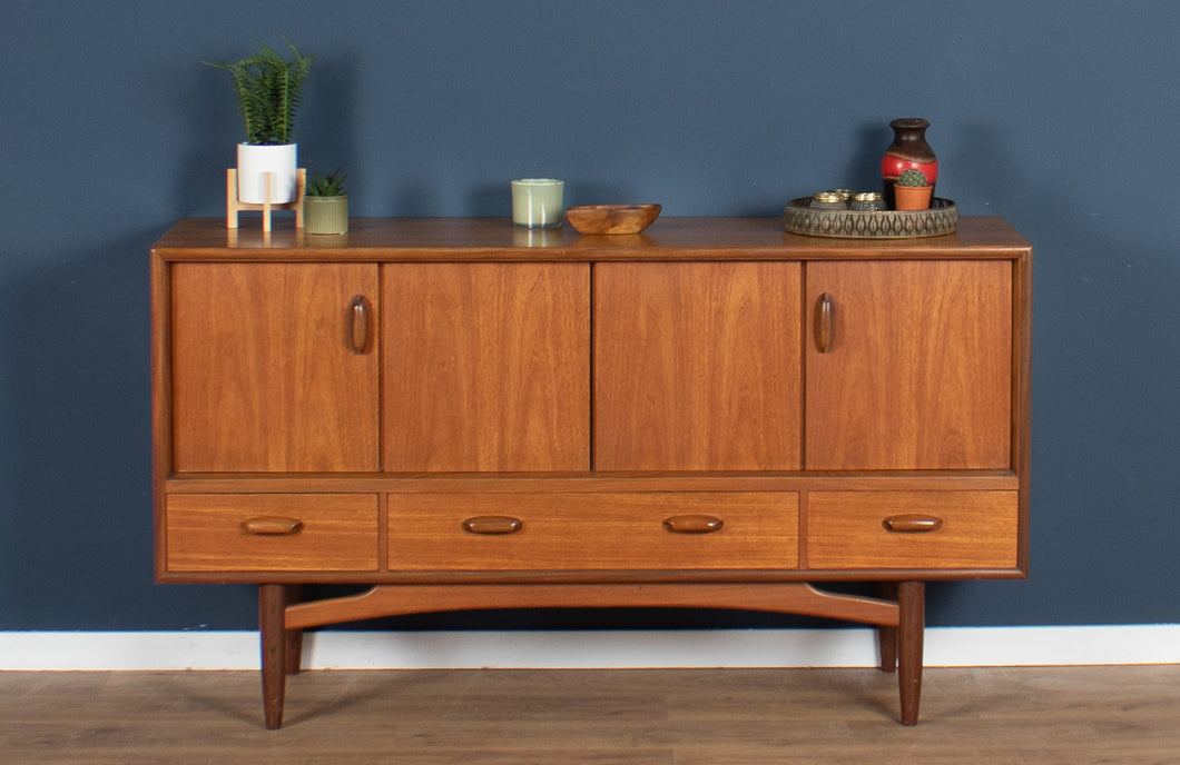 Retro Teak 1960s Long G Plan Scandi Mid Century Sideboard