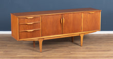 Load image into Gallery viewer, Retro 1960s Teak Jentique Mid Century Sideboard With Folded Handles