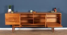 Load image into Gallery viewer, Long Retro Teak 1960s Sideboard By Beithcraft