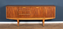 Load image into Gallery viewer, Retro Teak 1960s Jentique Mid Century Sideboard With Folded Handles