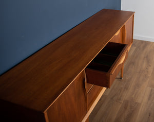 Retro Teak 1960s Jentique Mid Century Sideboard With Folded Handles