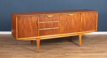 Load image into Gallery viewer, Retro Teak 1960s Jentique Mid Century Sideboard With Folded Handles