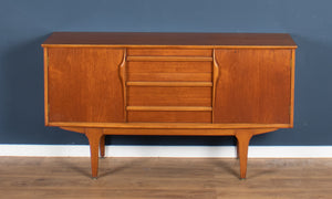 Retro Teak 1960s Short Jentique Rare Mid Century Sideboard