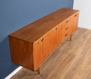 Retro Danish Teak Mid Century 1960s Long Sideboard