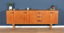 Load image into Gallery viewer, Retro Danish Teak Mid Century 1960s Long Sideboard