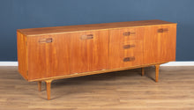 Load image into Gallery viewer, Retro Danish Teak Mid Century 1960s Long Sideboard