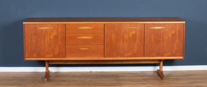 Retro Teak 1960s Long Ausinsuite Mid Century Sideboard