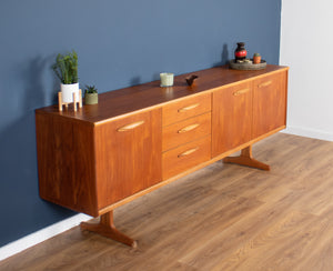 Retro Teak 1960s Long Ausinsuite Mid Century Sideboard