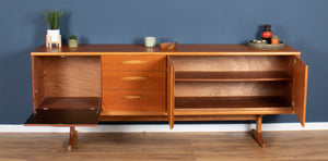 Retro Teak 1960s Long Ausinsuite Mid Century Sideboard