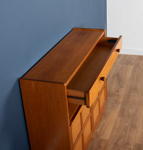 Retro Teak 1960s Nathan Squares Bookcase