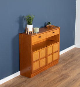 Retro Teak 1960s Nathan Squares Bookcase