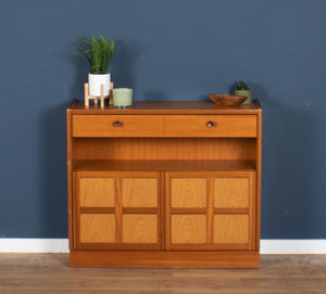 Retro Teak 1960s Nathan Squares Bookcase