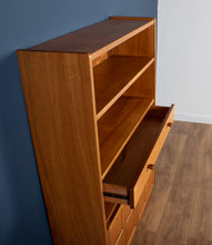 Load image into Gallery viewer, Retro Teak 1960s Nathan Squares Tall Bookcase