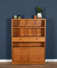 Load image into Gallery viewer, Retro Teak 1960s Nathan Squares Tall Bookcase