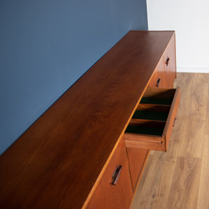 Retro Teak 1960s Nathan Corinthian Mid Century Sideboard