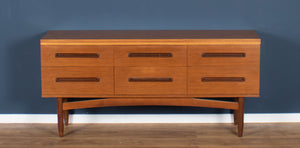 Retro Teak 1960s William & Lawrence 6 Drawer Chest Sideboard