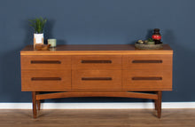 Load image into Gallery viewer, Retro Teak 1960s William &amp; Lawrence 6 Drawer Chest Sideboard