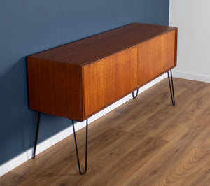 Retro Teak 1960s G Plan Form Five Sideboard On Hairpin Legs