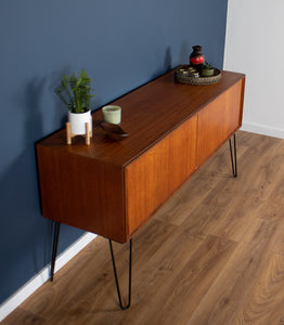 Retro Teak 1960s G Plan Form Five Sideboard On Hairpin Legs