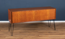 Load image into Gallery viewer, Retro Teak 1960s G Plan Form Five Sideboard On Hairpin Legs