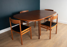 Load image into Gallery viewer, Retro Teak 1960s Danish Style Dining Table &amp; Four Chairs