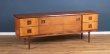 Load image into Gallery viewer, Retro Teak 1960s Long Bath Cabinet Makers Sideboard BCM