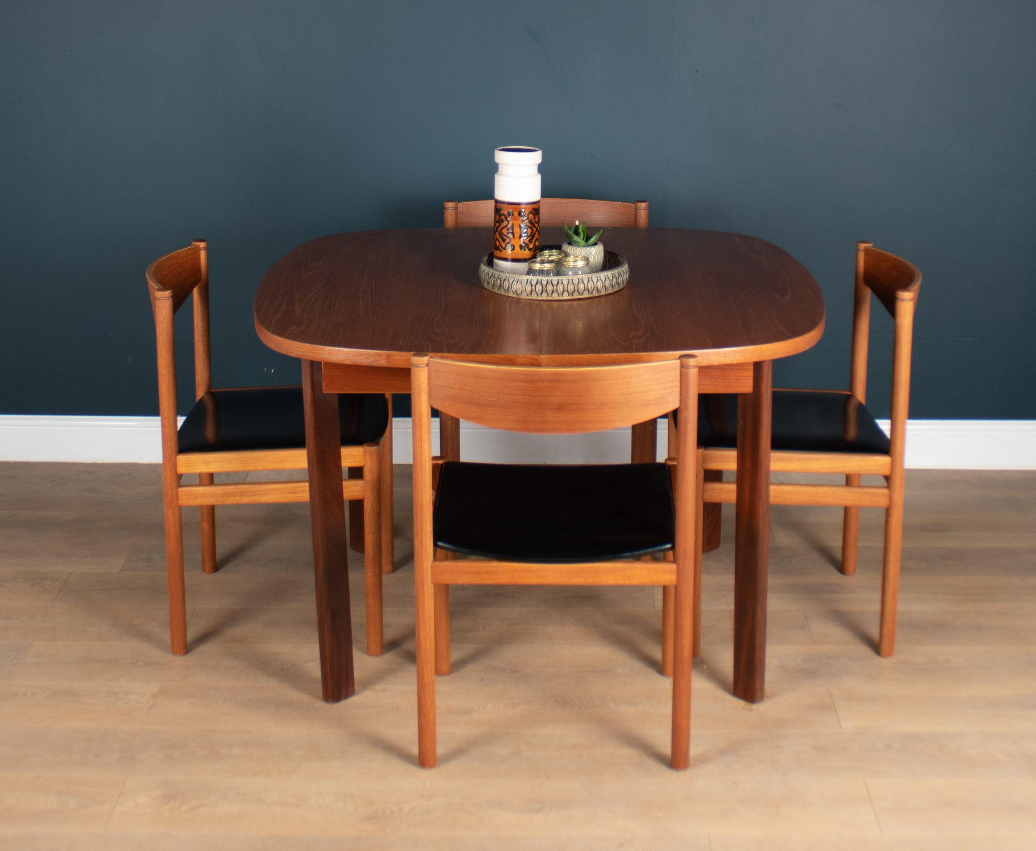 Danish style dining table and deals chairs