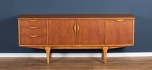 Load image into Gallery viewer, Retro 1960s Teak Jentique Mid Century Sideboard With Folded Handles