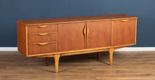 Load image into Gallery viewer, Retro 1960s Teak Jentique Mid Century Sideboard With Folded Handles