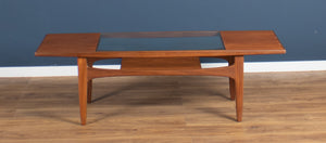 Retro Teak 1960s G Plan Fresco Teak & Glass Coffee Table