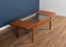 Load image into Gallery viewer, Retro Teak 1960s G Plan Fresco Teak &amp; Glass Coffee Table