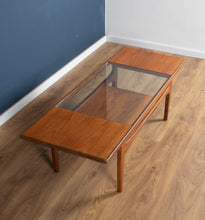 Load image into Gallery viewer, Retro Teak 1960s G Plan Fresco Teak &amp; Glass Coffee Table