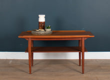 Load image into Gallery viewer, Retro 60s Teak 1960s Mid Century Coffee Table