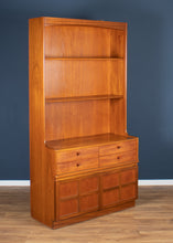 Load image into Gallery viewer, Retro Teak 1960s Nathan Squares Tool Bookcase Dresser