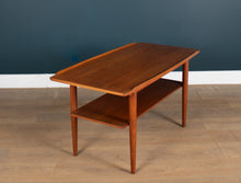 Load image into Gallery viewer, Retro 60s Teak 1960s Mid Century Coffee Table