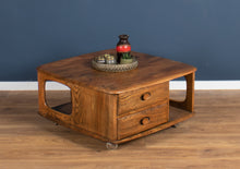 Load image into Gallery viewer, Vintage Retro Ercol Elm Windsor &#39;Pandora Box&#39; Coffee Table Model 735