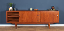 Load image into Gallery viewer, Retro Teak Danish 1960s Long Mid Century Sideboard By Clausen &amp; Søn Denmark