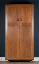 Load image into Gallery viewer, Retro 1960s Ercol Blonde Elm Windsor Wardrobe