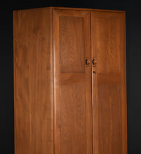 Load image into Gallery viewer, Retro 1960s Ercol Blonde Elm Windsor Wardrobe