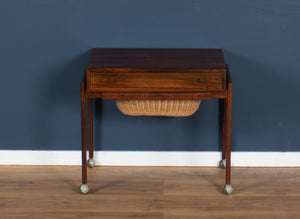 Danish Rosewood Sewing Table By Severin Hansen For Haslev Moelsnedkeri