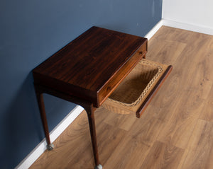 Danish Rosewood Sewing Table By Severin Hansen For Haslev Moelsnedkeri