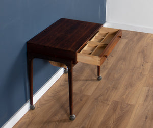 Danish Rosewood Sewing Table By Severin Hansen For Haslev Moelsnedkeri