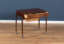 Load image into Gallery viewer, Danish Rosewood Sewing Table By Severin Hansen For Haslev Moelsnedkeri