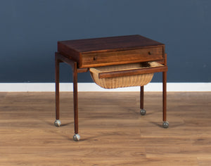 Danish Rosewood Sewing Table By Severin Hansen For Haslev Moelsnedkeri