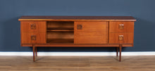 Load image into Gallery viewer, Retro Teak 1960s Long Bath Cabinet Makers Sideboard BCM