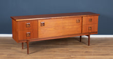 Load image into Gallery viewer, Retro Teak 1960s Long Bath Cabinet Makers Sideboard BCM